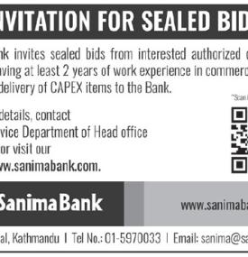 invitation for Sealed Bids