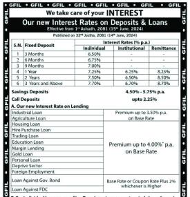 गुडविल फाइनान्सको नयाँ ब्याजदर सार्वजनिक, हुन खातामा कति पुग्यो ?