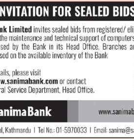 Invitation for Sealed Bids