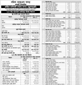  Nabil Investment Banking has published Nabil Flexi Cap Fund Net Assets Value till Jestha, 2081