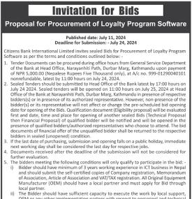Invitation for Bids