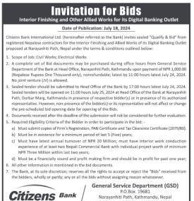 Invitation for Bids 