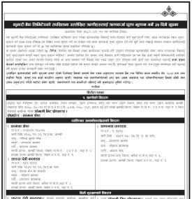 तपसिलमा उल्लेखित ऋणीहरुलाई ऋणकर्जा चुक्ता भुक्तान गर्ने ३५ दिने सूचना