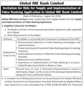 Invitation for Bids 