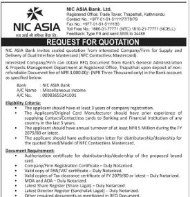 Request for Quotation -