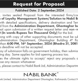 Request for Proposal