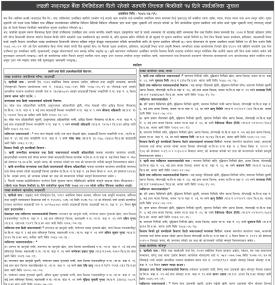 बैंकको धितो रहेको सम्पत्ति लिलाम बिक्रीको १५ दिने सार्वजनिक सूचना