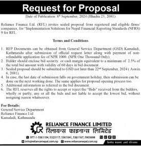 Request for Proposal