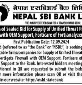 Notice of Invitaiton of Sealed Bid