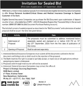 Invitation for Sealed Bid