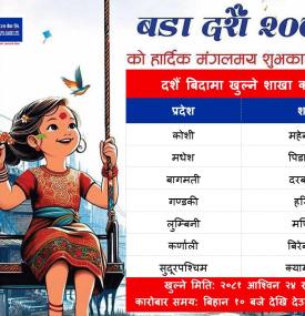 राष्ट्रिय वाणिज्य बैंकको दसैँ शाखा समयबारे नयाँ सूचना - Banking Hours Notice -