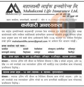 Insurance मा जागिर खुल्यो