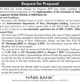 Request for Proposals