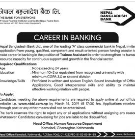 Banking Career