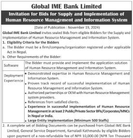 Invitation for Bids