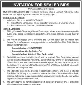 Invitation for Sealed Bids