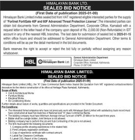Sealed Bid Notice