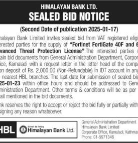 Sealed Bid Notice