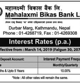 Interest Rate Notice 