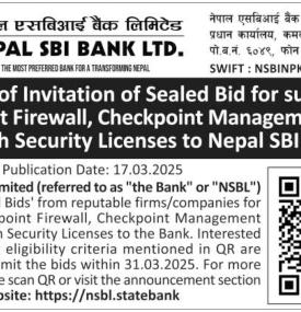 Notice of Invitation of Sealed Bid
