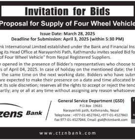 Invitation for Bids