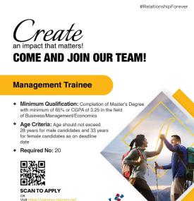 Siddhartha Bank Announces Vacancy for Management Trainee Positions