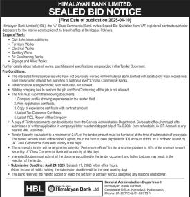 Sealed Bid Notice