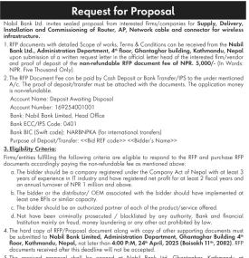 Request for Proposal