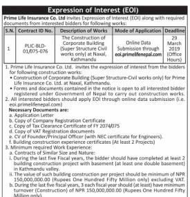 Expression of Interest