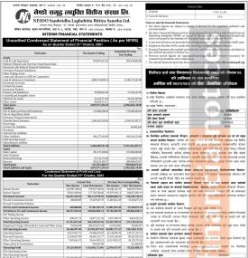 नेष्डो समृद्ध लघुवित्तको तेस्रो त्रैमासको वित्तिय विवरण सार्वजनिक, खुद घाटा ११ करोड ६० लाख रुपैयाँ