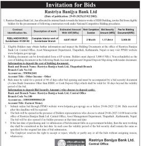 Invitation for Bids