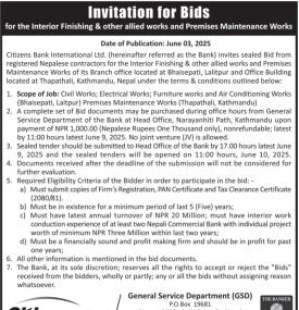 Invitation for Bids