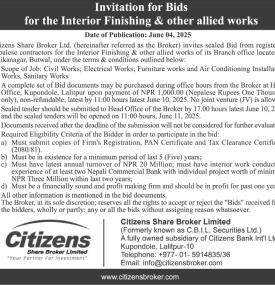 Invitaiton for Bids