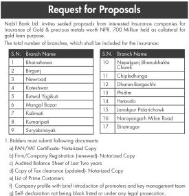 Request for Proposals
