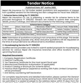 Tender Notice