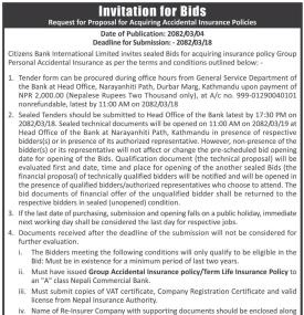 Invitation for Bids