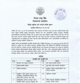 मौजुदा सूचीमा दर्ता गराउने बारेको सूचना 