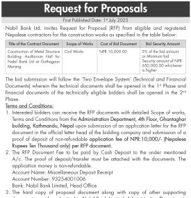 Request for Proposals