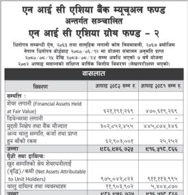 NIC Asia Capital published financial highlights of 