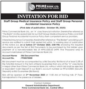 Imvitation for Bids 