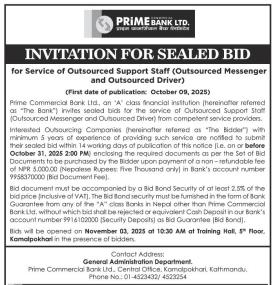 Invitation for Sealed Bids -