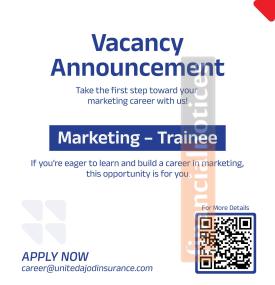 United Ajod Insurance Announces Vacancy
