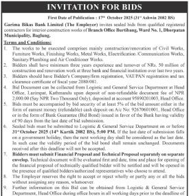 Invitation for Bids
