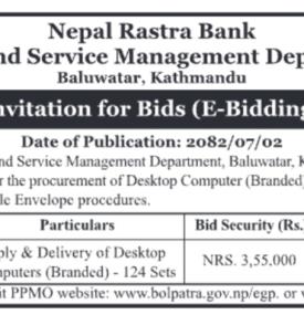 Invitation for Bids -