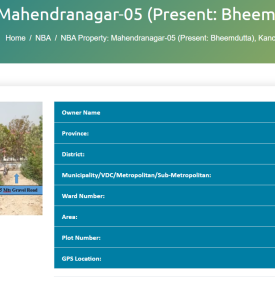 Kumari Bank Auction Notice for Non-Banking Assets at Mahendranagar, Kanchanpur -