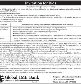 Invitation for Bids