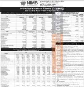 Nepal Investment Mega Bank Reports Sharp Decline in Profit, Posting Just NPR 4.5 Million in Q1 -