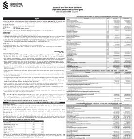 स्ट्याण्डर्ड चार्टर्ड बैंकको ३९औँ वार्षिक साधारण सभा सम्बन्धी सूचना