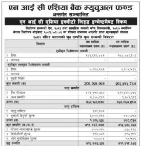 NIC Asia Capital has published 