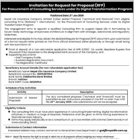 Invitation for Request for Proposal
